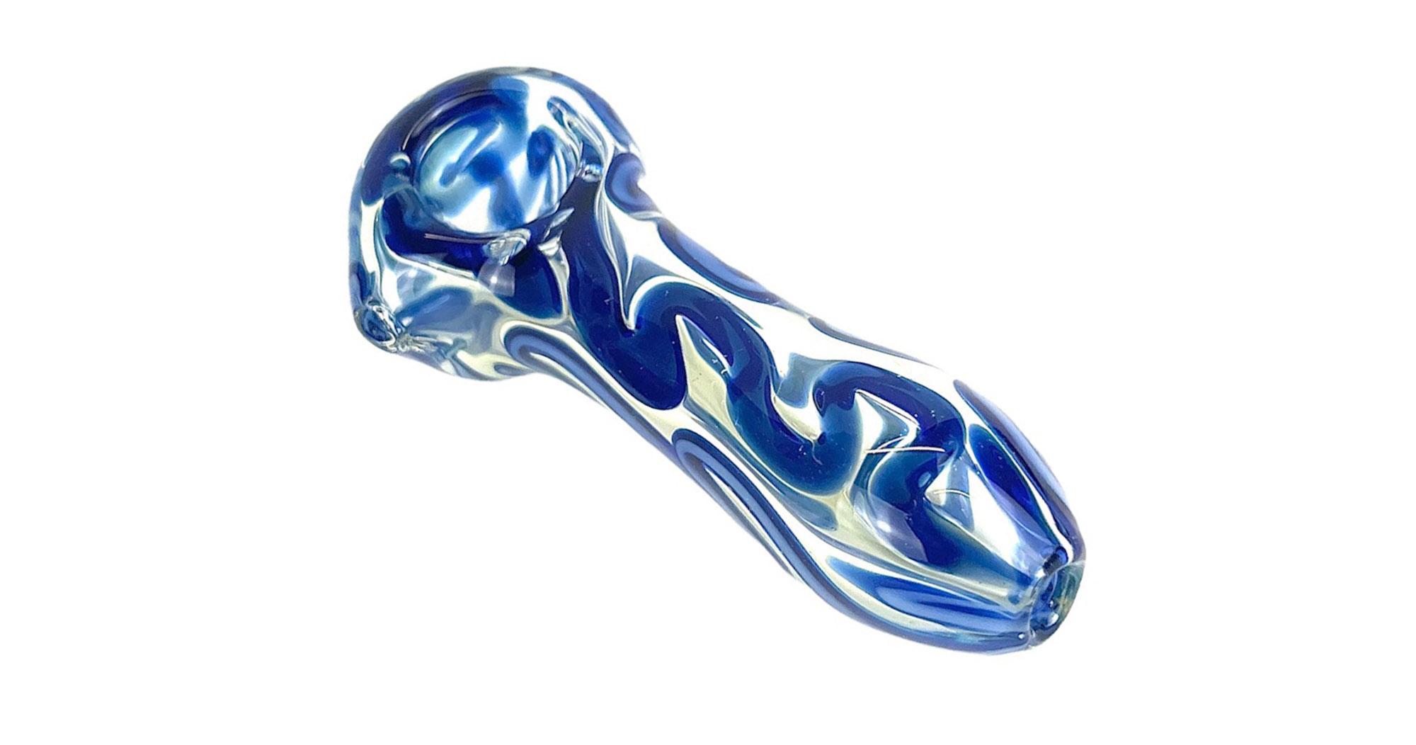 27C Blue/Blue Cane Pipe