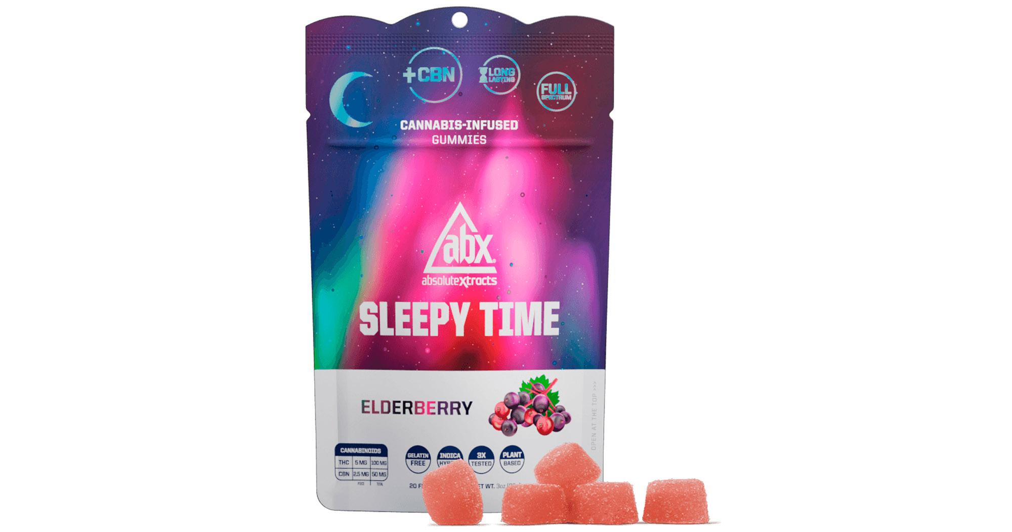 Elderberry Sleepy Time Solventless + CBN Gummies