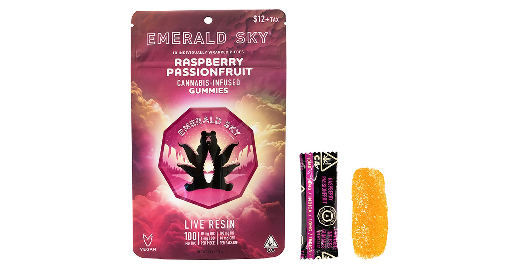 Raspberry Passionfruit 10:1 Live Resin Gummies