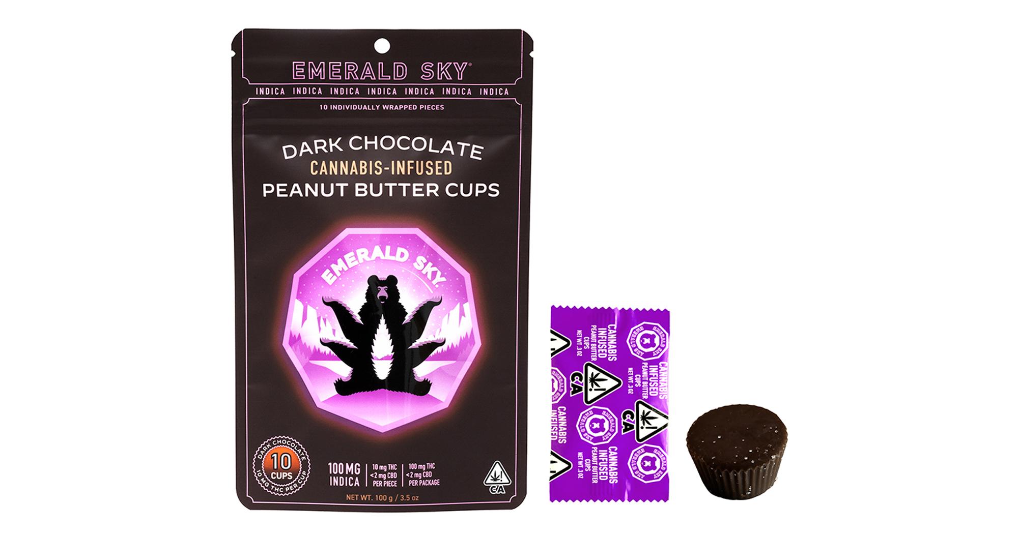 Indica 10mg Dark Chocolate Peanut Butter Cups