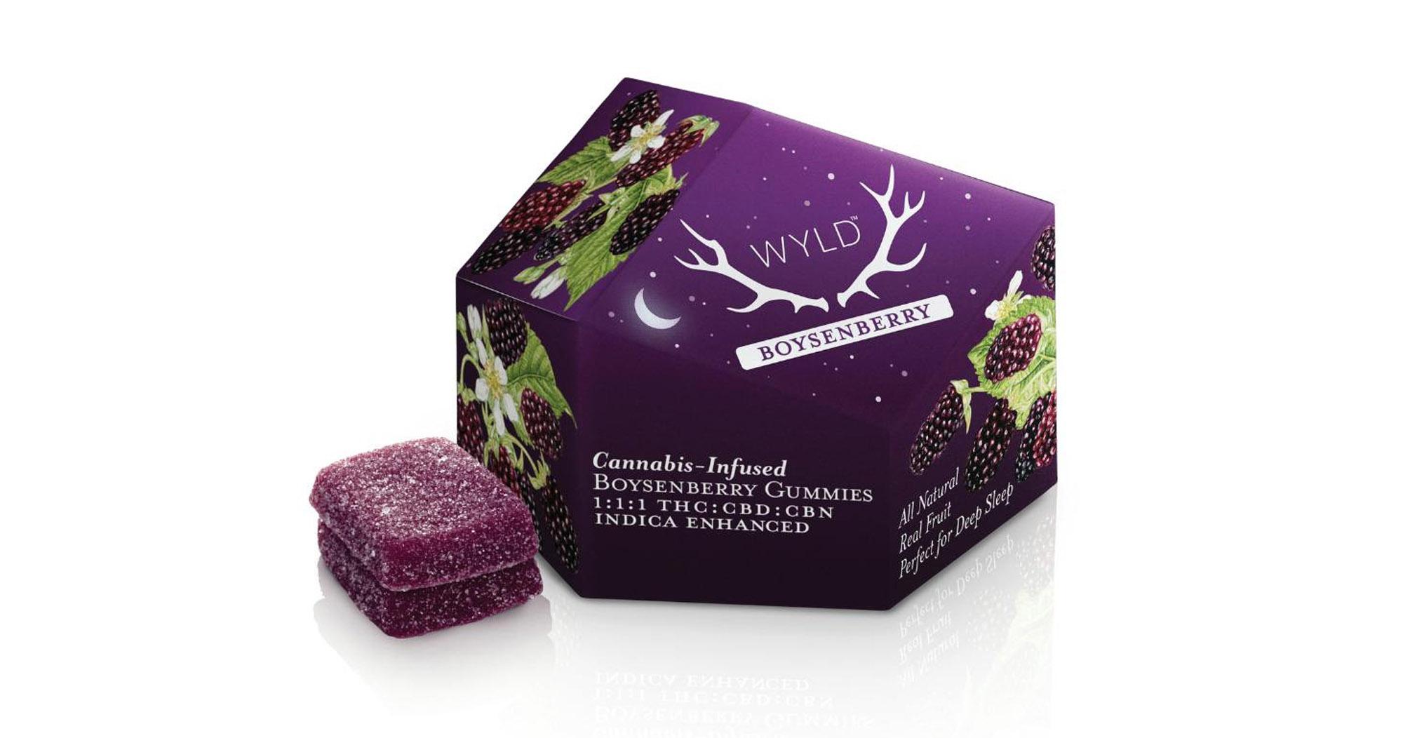 Boysenberry 1:1:1 THC:CBD:CBN Gummies