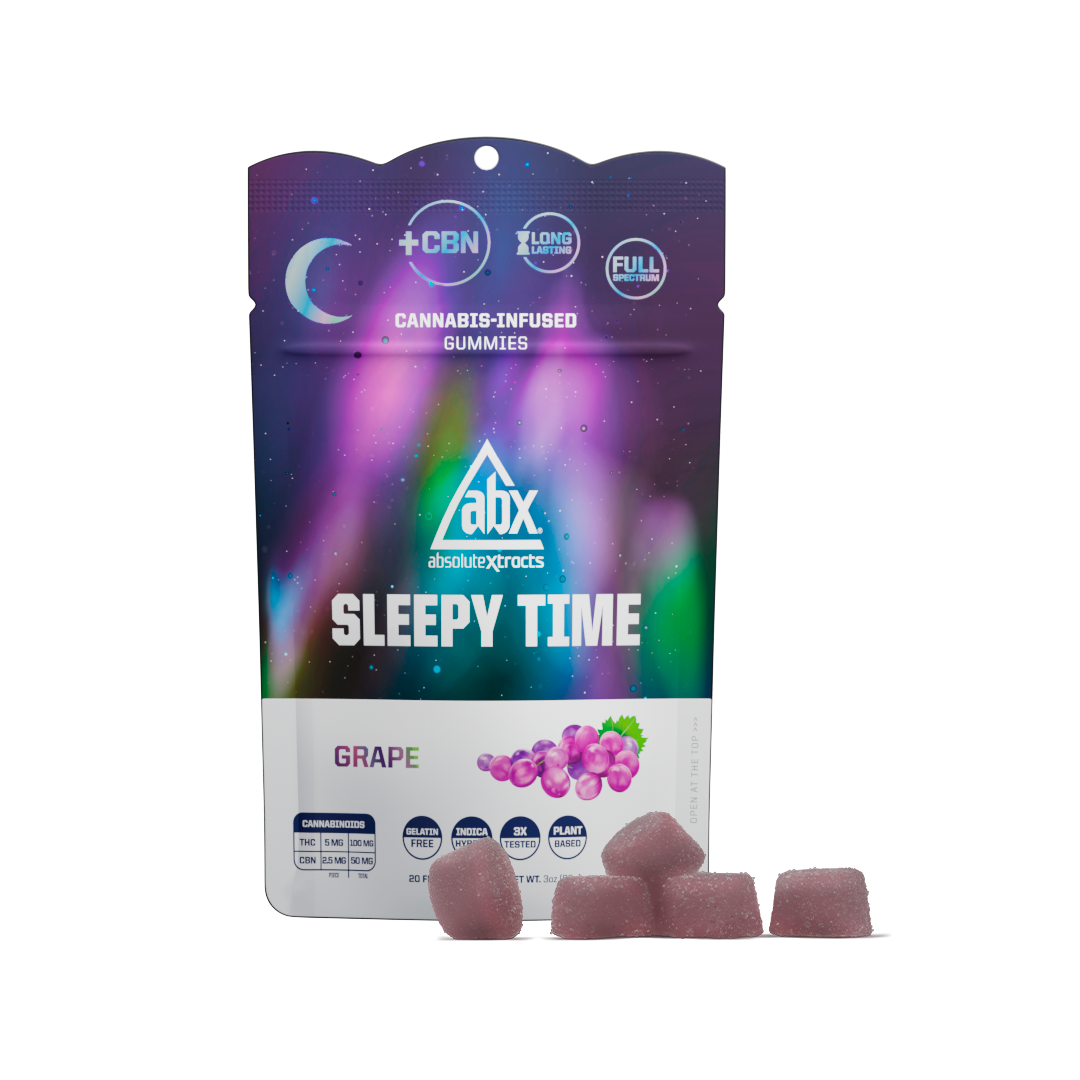 Grape Sleepy Time Solventless + CBN Gummies