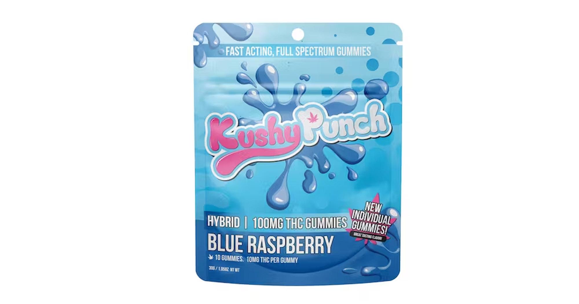 Blue Razz Gushers Live Resin Gummies